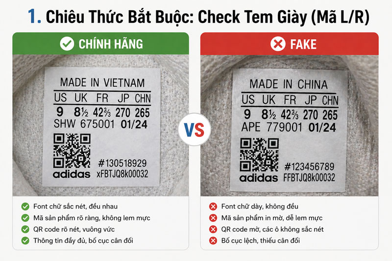 huong dan cach phan biet giay adidas chinh hang va hang fake cap nhat 2026 5