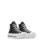Giày Thể Thao Nữ Converse CTAS Lift Double Stack Plaid: Đế Độn Sành Điệu (Đen) - Ảnh 3