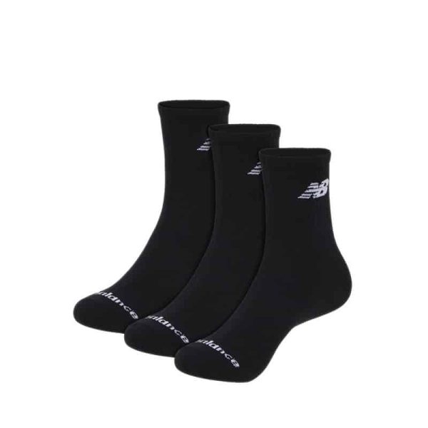 Set 3 Đôi Tất Cổ Ngắn Siêu Nhẹ New Balance Everyday Lightweight - Black