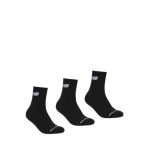 Set 3 Đôi Tất Cổ Ngắn Siêu Nhẹ New Balance Everyday Lightweight - Black - Ảnh 3