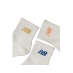 Set 3 Đôi Tất Cổ Ngắn New Balance Everyday - Ivory - Ảnh 3