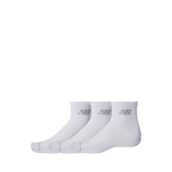 Set 3 Đôi Tất Cổ Ngắn Thể Thao New Balance Performance Basic - White