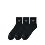 Set 3 Đôi Tất Cổ Ngắn Thể Thao New Balance Performance Basic - Black - Ảnh 2