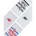 Set 2 Đôi Tất Cổ Cao New Balance The Intelligent Choice - White - Ảnh 3