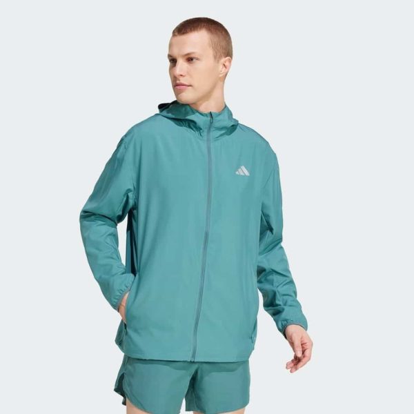 Áo Khoác Chạy Bộ Nam Adidas Run It JM5742 - Xanh Lá