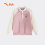 Áo Sweater Nỉ Lót Lông Bé Gái Anta Kids 362547730U - Ảnh 2