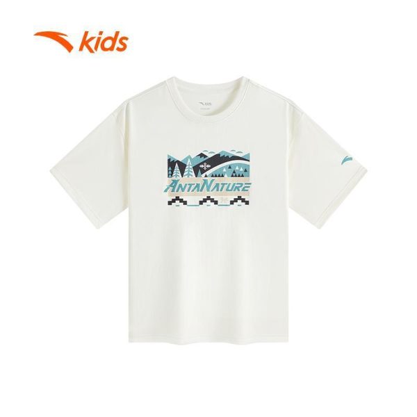 Áo Thun Thể Thao Bé Trai Anta Kids 3525C6110