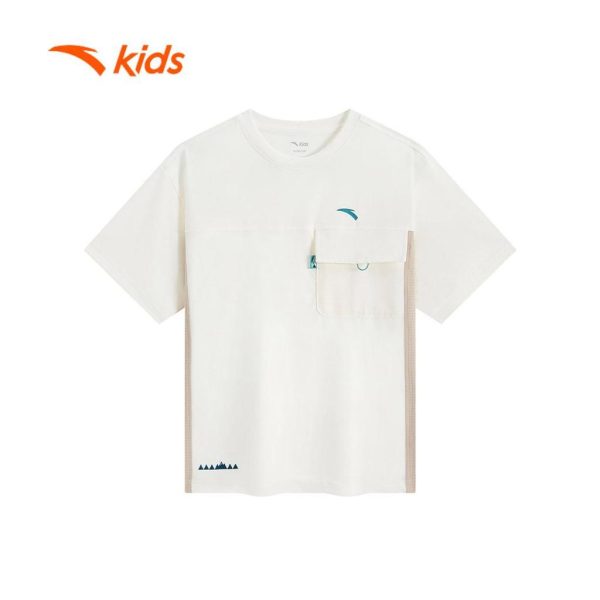 Áo Thun Thể Thao Bé Trai Anta Kids 3525C6111