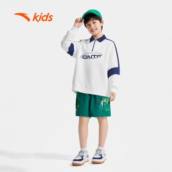 Áo Sweater Thể Thao Bé Trai Anta Kids 3525C7731