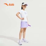Quần Short Thể Thao Bé Gái Anta Kids Woven Shorts A625B5302 - Ảnh 4
