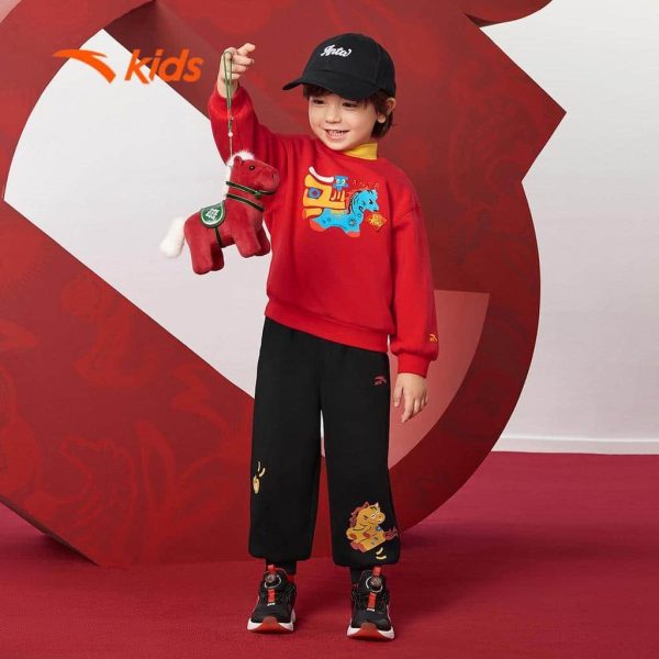 Áo Sweater Nỉ Bé Trai Anta Kids 3526A9721N