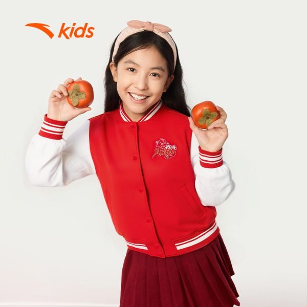 Áo Khoác Thể Thao Bé Gái Anta Kids 3626A8739