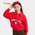 Áo Nỉ Cổ Bẻ Bé Gái Anta Kids 3626A8710 - Ảnh 2