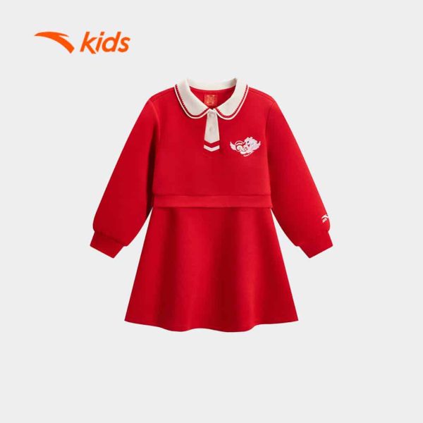 Váy Liền Thể Thao Bé Gái Anta Kids 3626A9301