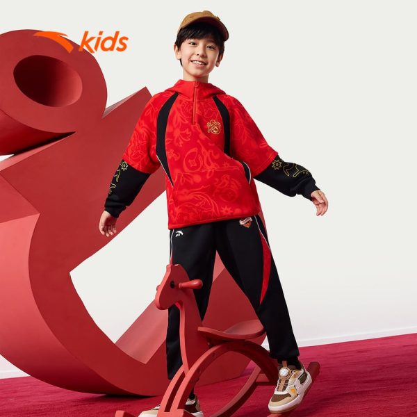 Quần Nỉ Thể Thao Bé Trai Anta Kids 3526A8721