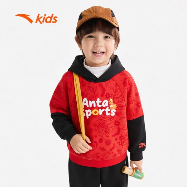 Áo Hoodie Thể Thao Bé Trai Anta Kids 3526A9722