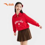 Áo Nỉ Cổ Bẻ Bé Gái Anta Kids 3626A8710 - Ảnh 3