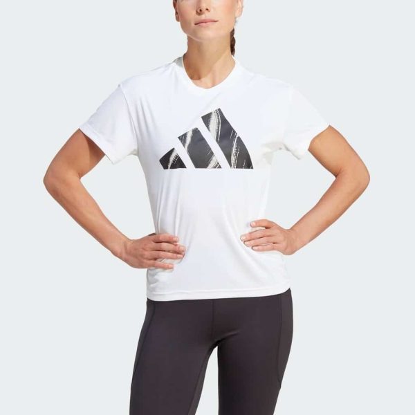 Áo Thun Chạy Bộ Nữ Adidas Run It IL4744 - Trắng