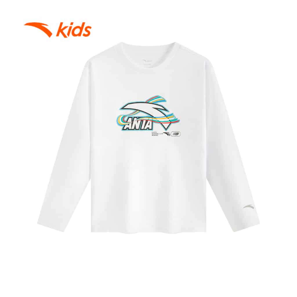 Áo Thun Dài Tay Thể Thao Bé Trai Anta Kids Running 3524C5403