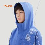 Áo Khoác Gió Thể Thao Bé Trai Anta Kids 3525A1604S - Ảnh 4