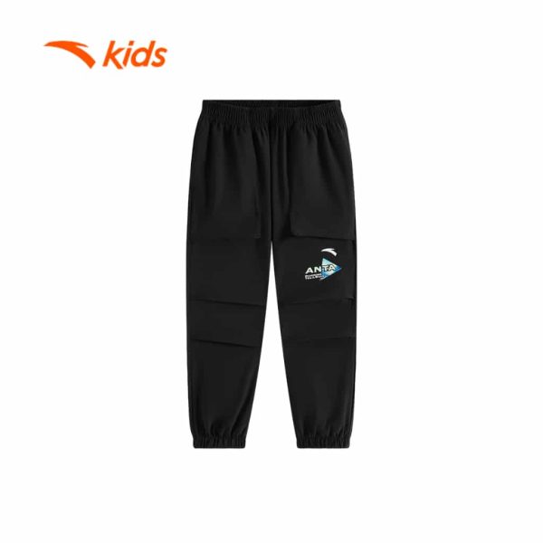 Quần Dài Chạy Bộ Bé Trai Anta Kids 3524C9566