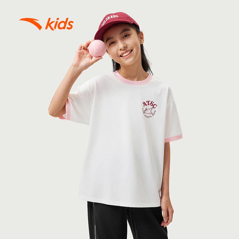 Áo Thun Thể Thao Bé Gái Anta Kids 3625B8104