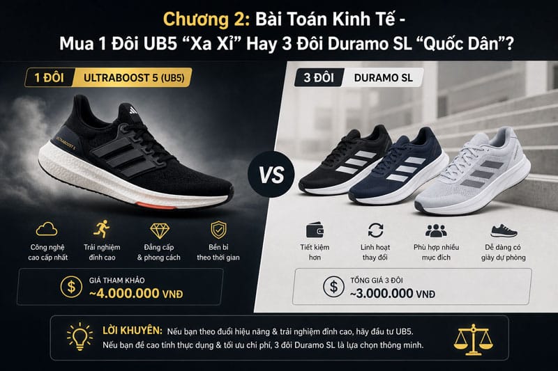 bach khoa toan thu adidas ultraboost 5 bo 4 trieu mua giay di choi hay di chay 4
